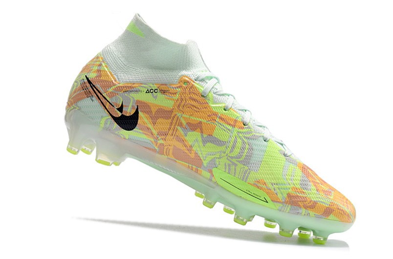 Nike Air Zoom Mercurial Superfly 9 Elite AG 'Bonded' - Barely Green/Blackened Blue/Total Orange