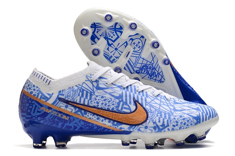 Nike Air Zoom Mercurial Vapor 15 Elite AG CR7 - White/Blue