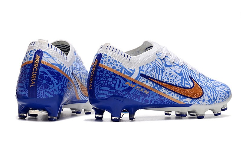 Nike Air Zoom Mercurial Vapor 15 Elite AG CR7 - White/Blue