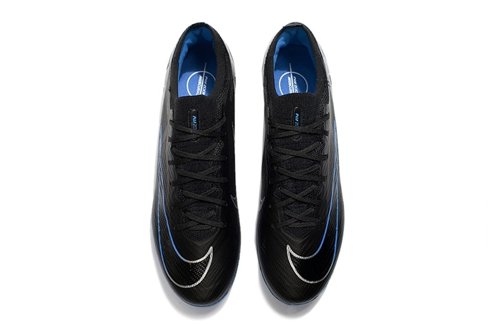 Nike Air Zoom Mercurial Vapor 15 Elite FG - Black/Chrome/Hyper Royal