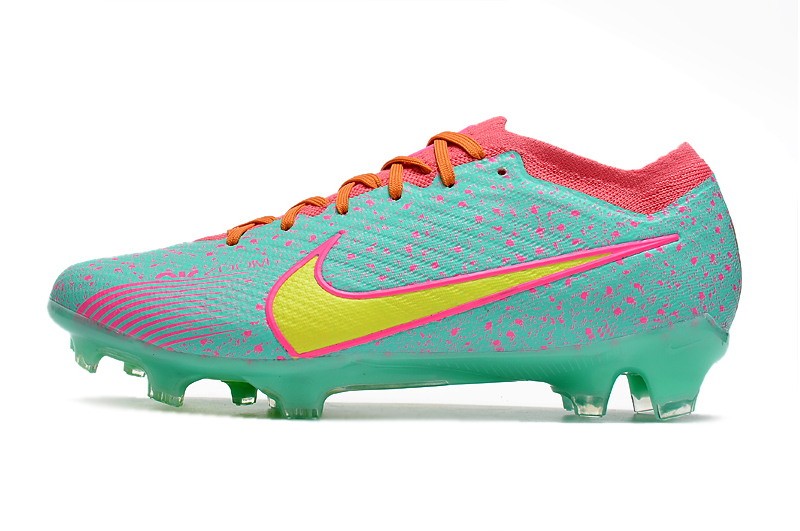 Nike Air Zoom Mercurial Vapor 15 Elite FG - Green/Yellow/Pink