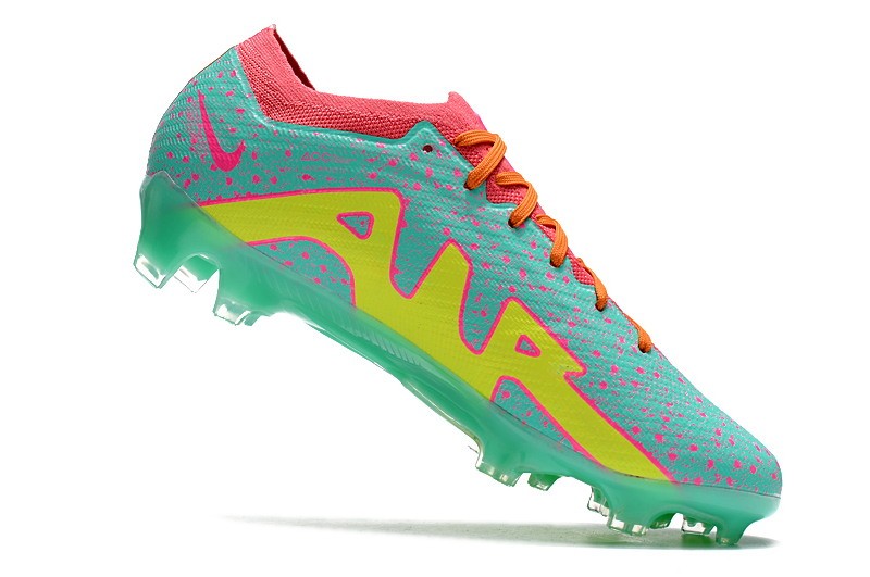 Nike Air Zoom Mercurial Vapor 15 Elite FG - Green/Yellow/Pink