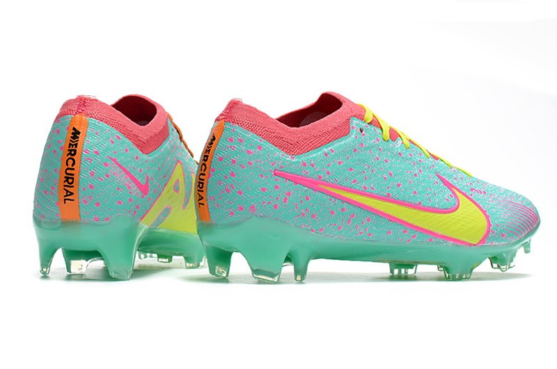 Nike Air Zoom Mercurial Vapor 15 Elite FG - Green/Yellow/Pink