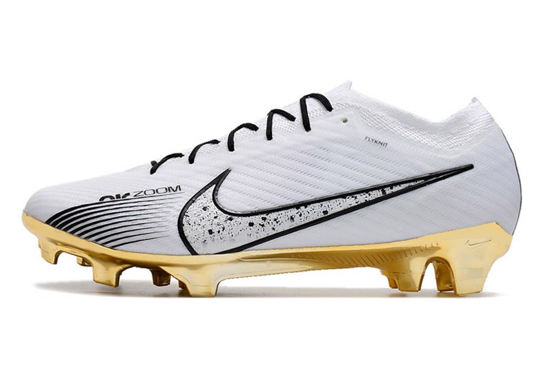 Nike Air Zoom Mercurial Vapor 15 Elite FG - White/Gold/Black
