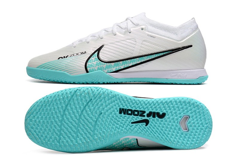 Nike Air Zoom Mercurial Vapor 15 Elite IC - White/Baltic Blue/Laser Pink