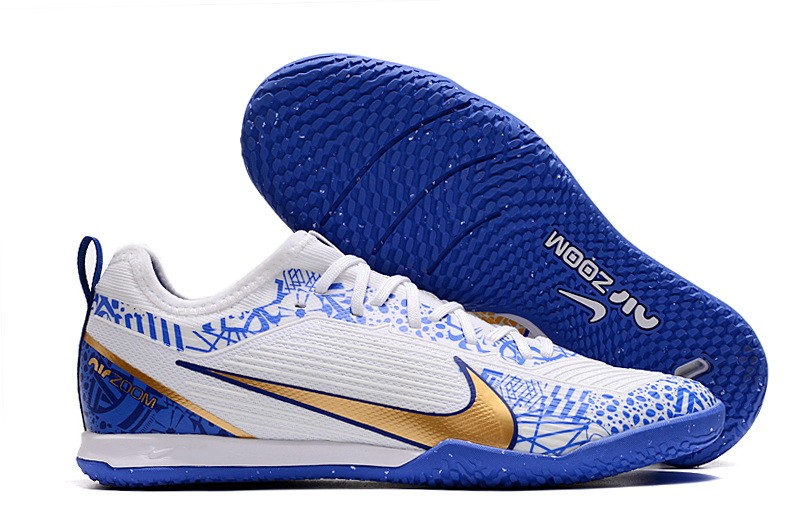 Nike Air Zoom Mercurial Vapor 15 Pro IC CR7 - White/Metallic Copper/Concord