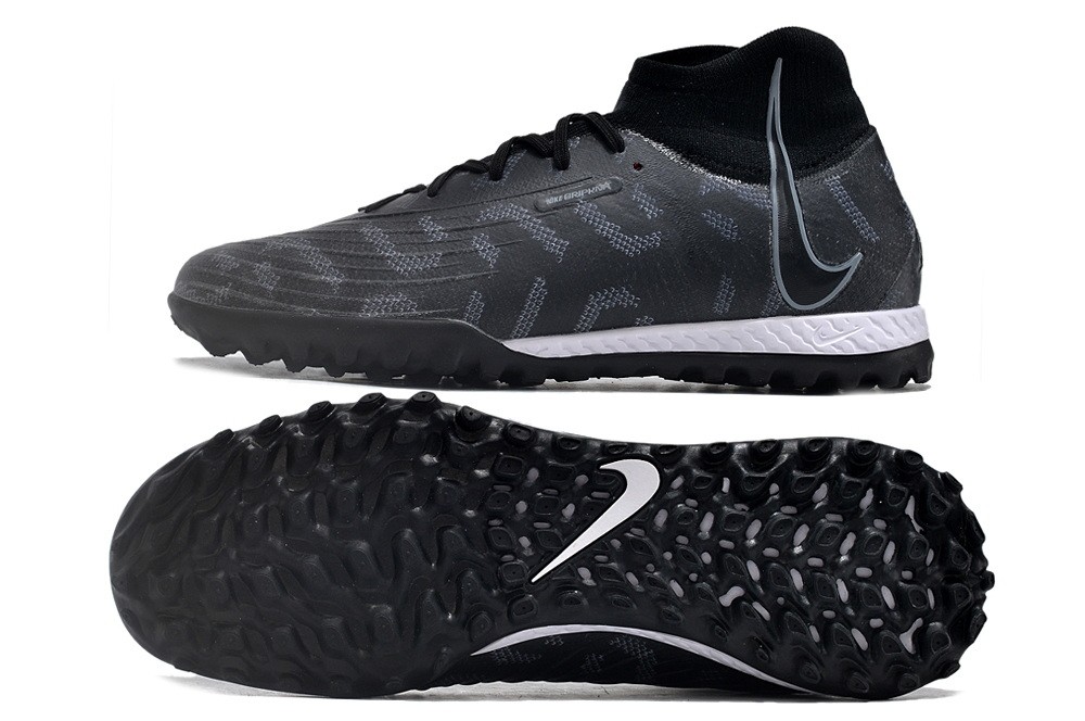 Nike By You Phantom Luna Elite TF Turf - Black/White
