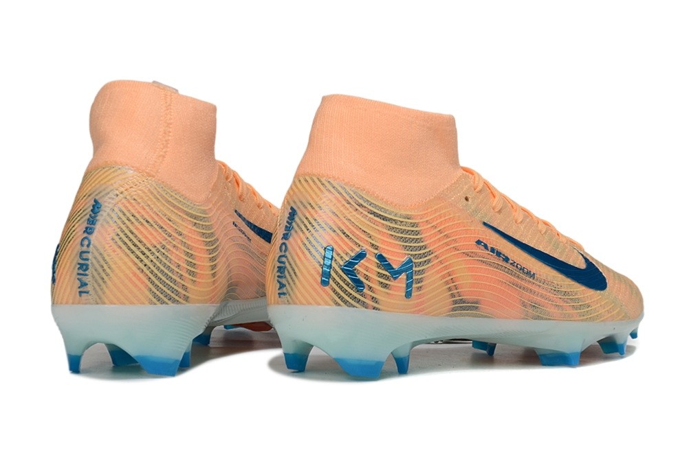 Nike Kylian Mbappe Zoom Mercurial Superfly 10 Elite FG - Melon Tint/Neo Turquoise