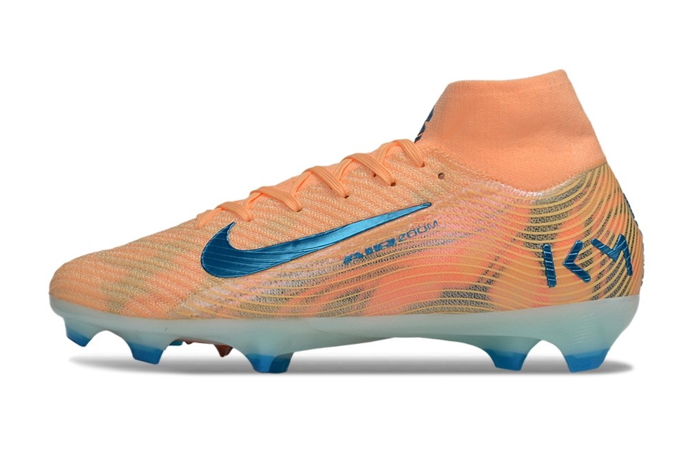 Nike Kylian Mbappe Zoom Mercurial Superfly 10 Elite FG - Melon Tint/Neo Turquoise