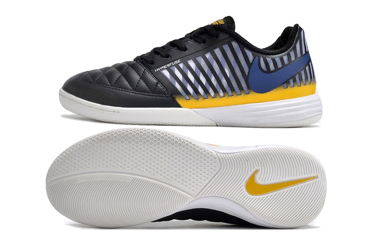 Nike Lunar Gato II IC Indoor - Black/Navy/Yellow