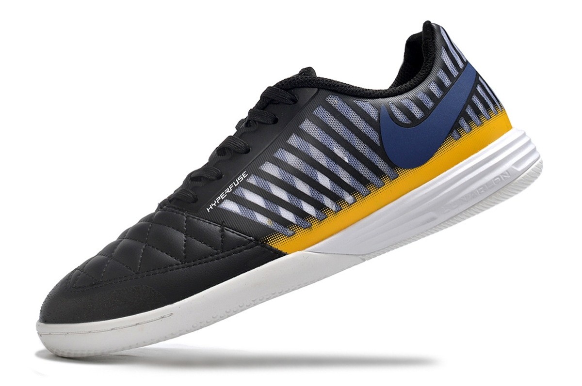Nike Lunar Gato II IC Indoor - Black/Navy/Yellow