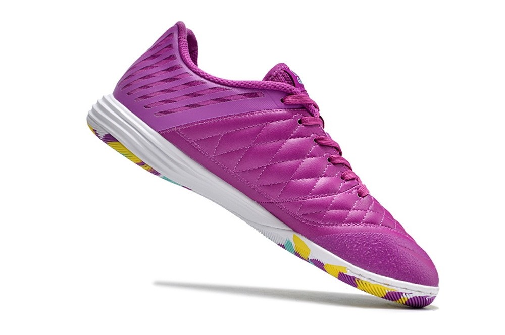 Nike Lunar Gato II IC Indoor Cleats - Vivid Purple/White/Black