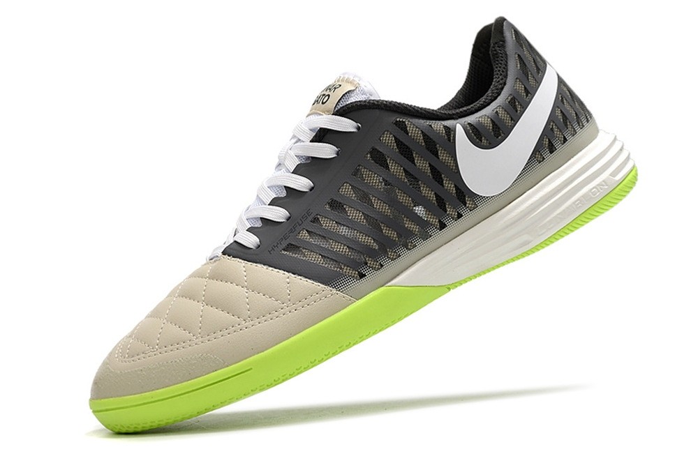 Nike Lunar Gato II IC Indoor Small Sided Pack - Grey/White/Volt