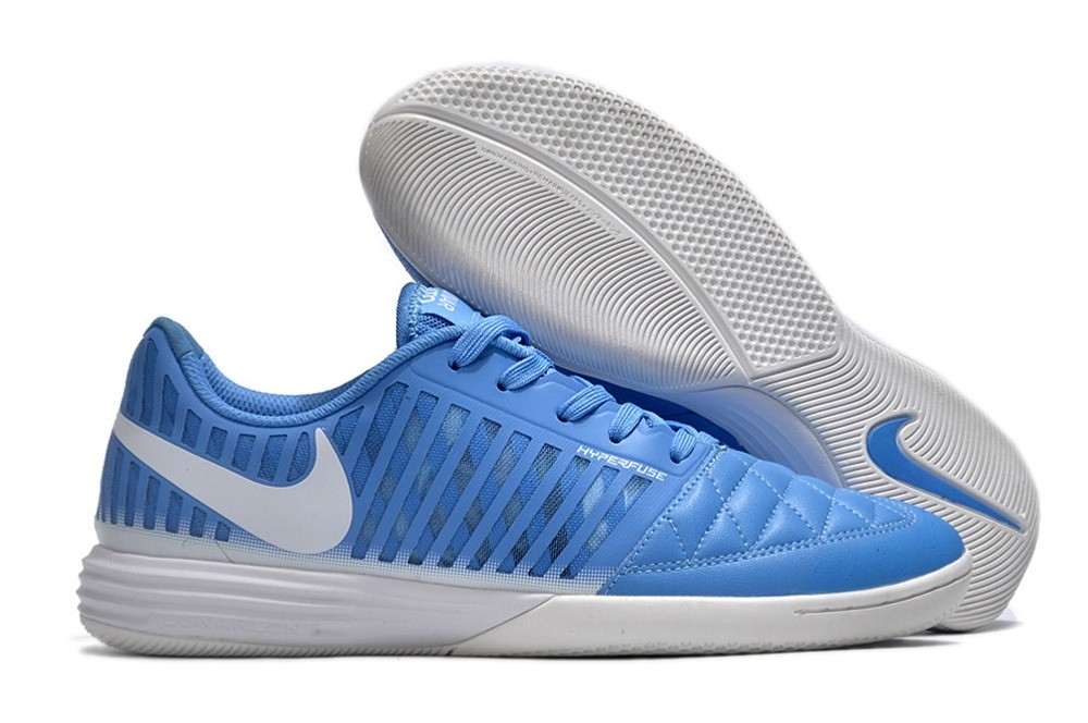 Nike Lunar Gato II IC Indoor Soccer Cleats - University Blue/White