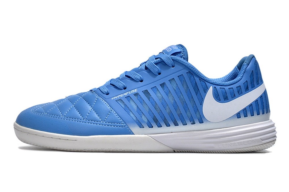 Nike Lunar Gato II IC Indoor Soccer Cleats - University Blue/White