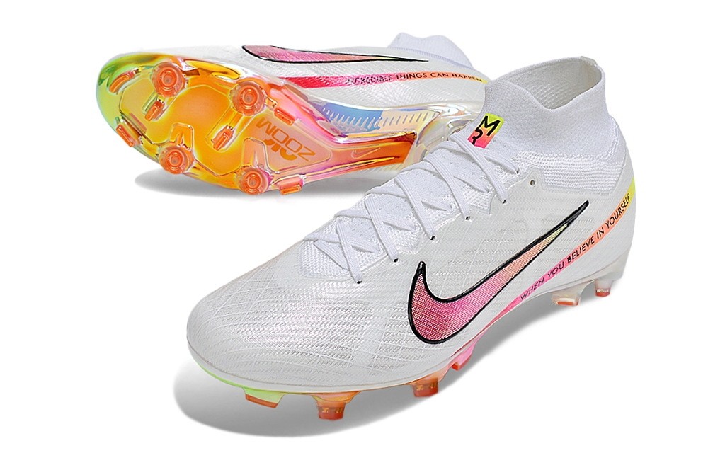 Nike Marcus Rashford Air Zoom Mercurial Superfly Elite AG Artificial Grass - White/Multicolor