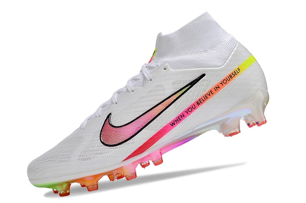 Nike Marcus Rashford Air Zoom Mercurial Superfly Elite AG Artificial Grass - White/Multicolor