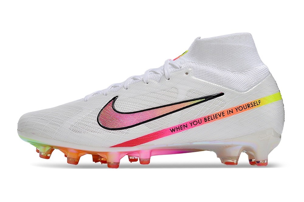 Nike Marcus Rashford Air Zoom Mercurial Superfly Elite AG Artificial Grass - White/Multicolor