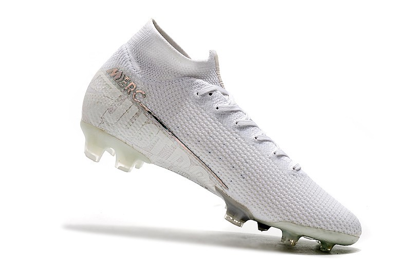Nike Mercurial Superfly VII Elite FG Nuovo White - White/Metallic Silver