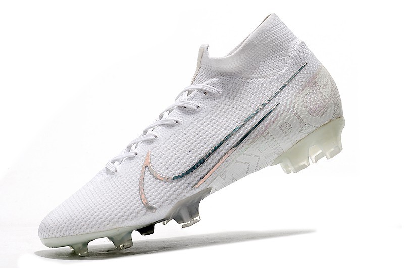 Nike Mercurial Superfly VII Elite FG Nuovo White - White/Metallic Silver