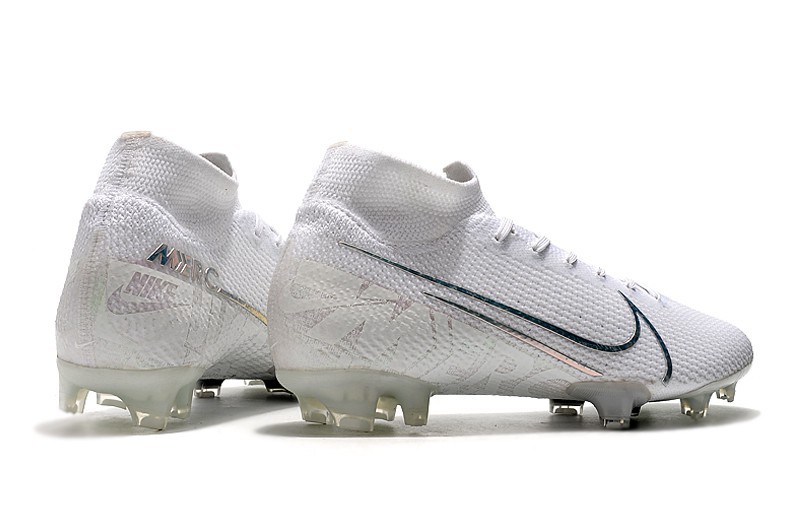Nike Mercurial Superfly VII Elite FG Nuovo White - White/Metallic Silver