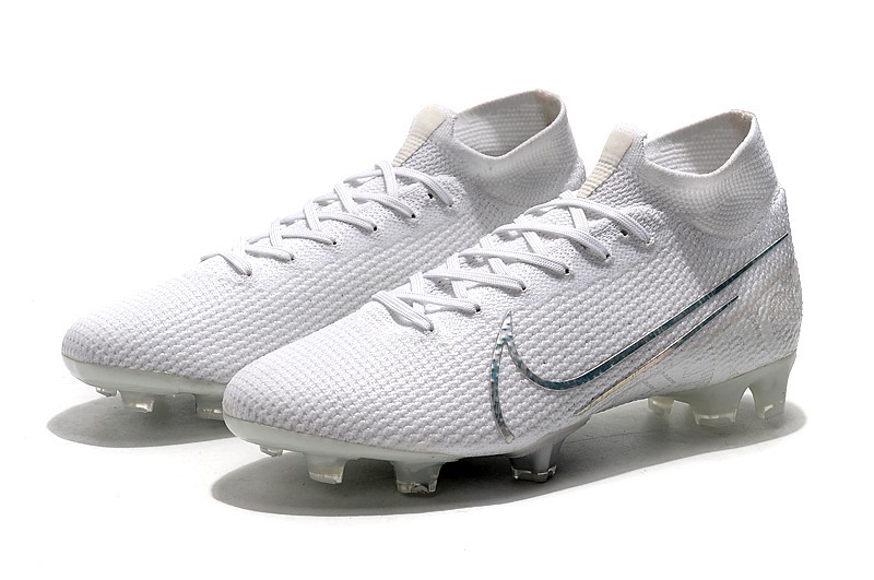 Nike Mercurial Superfly VII Elite FG Nuovo White - White/Metallic Silver