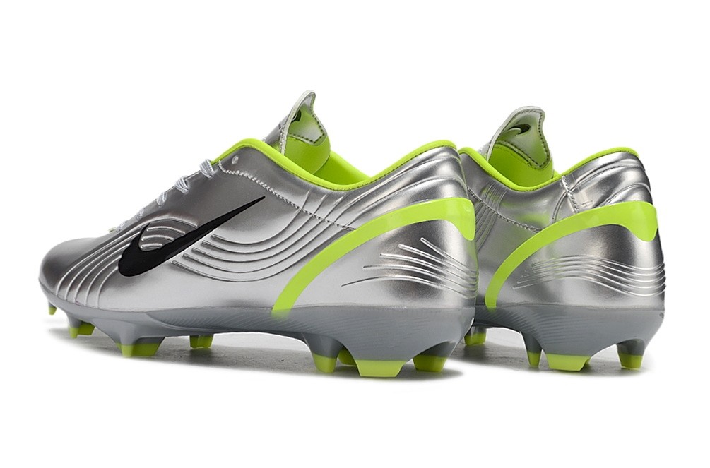 Nike Mercurial Vapor 1 RGN FG Soccer Cleats - Metallic Silver/Volt