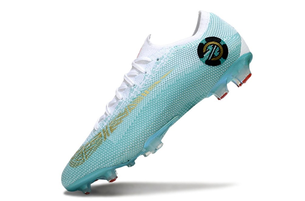 Nike Mercurial Vapor 12 CR7 Chapter 6 Elite FG - Light Green/ White/Gold 