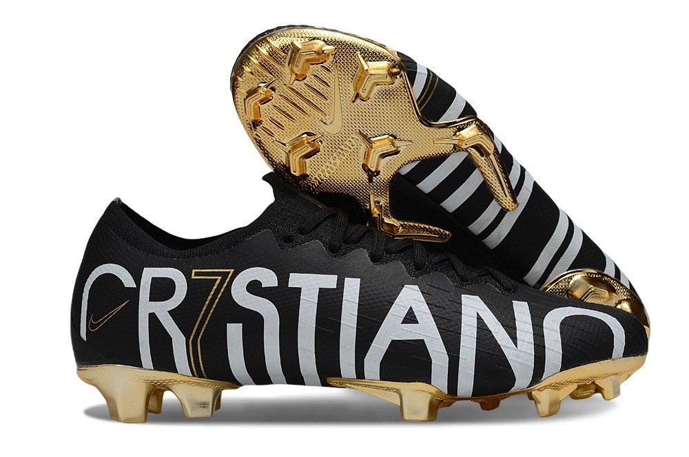 Nike Mercurial Vapor 12 CR7 Elite FG - Black/Gold