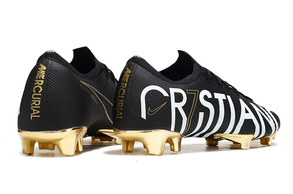 Nike Mercurial Vapor 12 CR7 Elite FG - Black/Gold