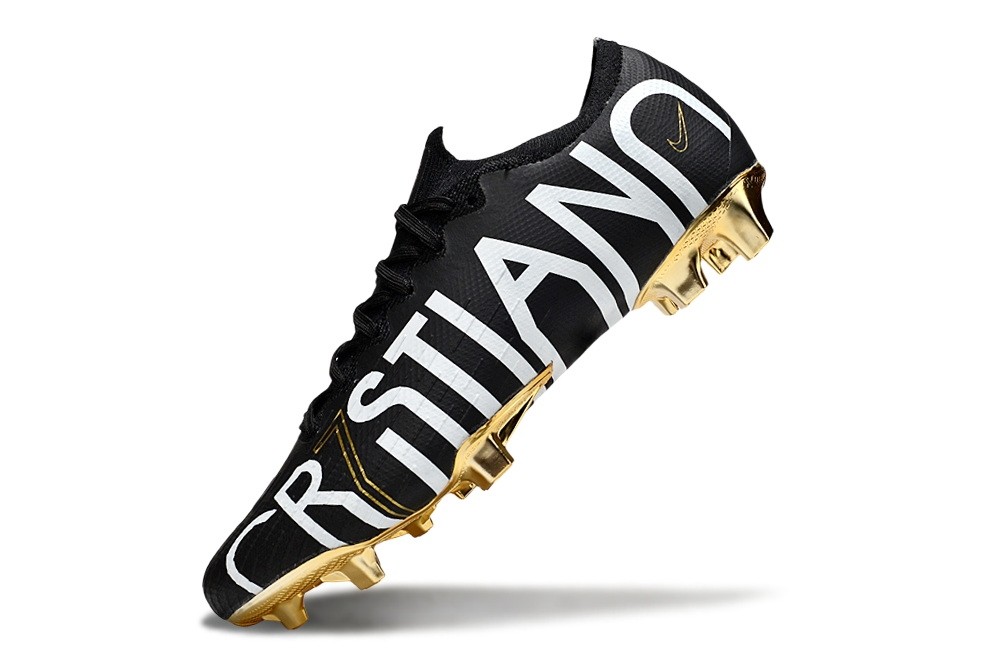 Nike Mercurial Vapor 12 CR7 Elite FG - Black/Gold