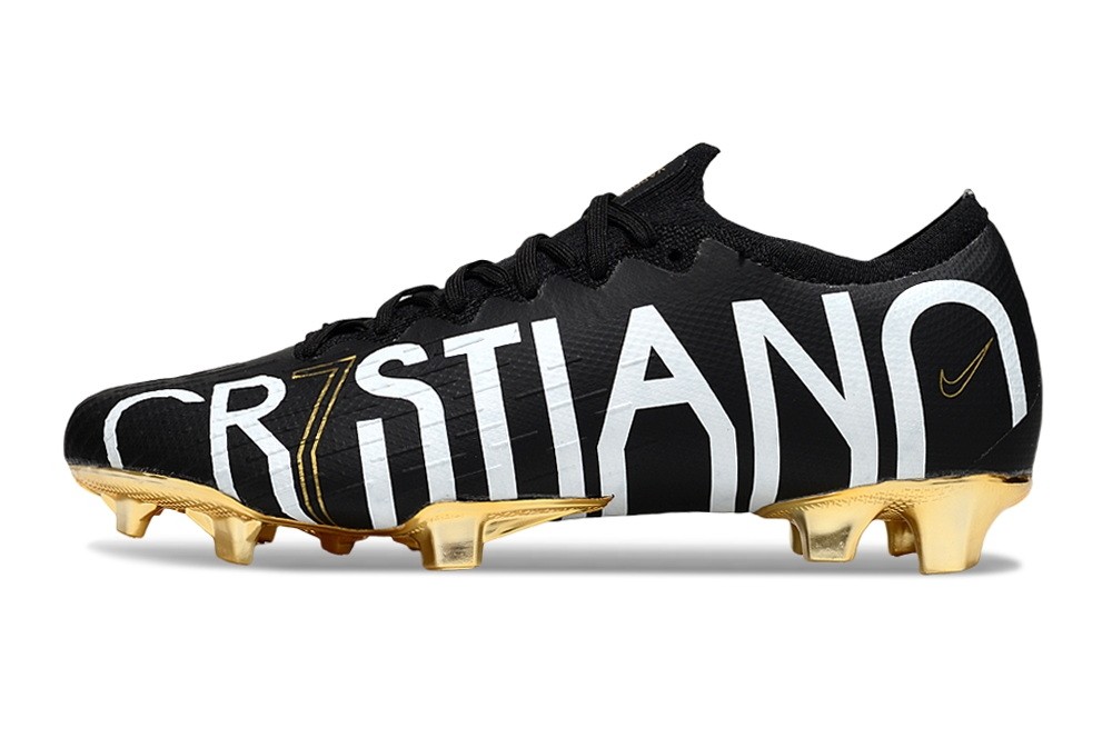 Nike Mercurial Vapor 12 CR7 Elite FG - Black/Gold