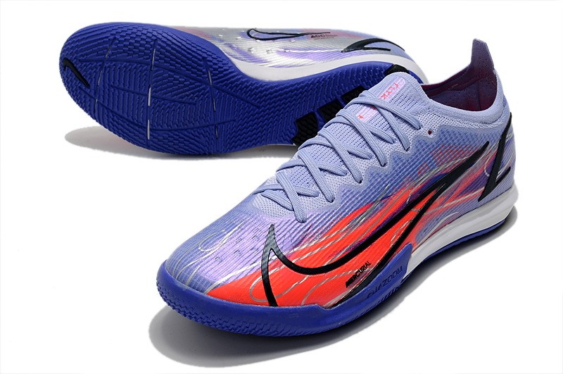 Nike Mercurial Vapor 14 Elite IC Kylian Mbappe KM Flames - Purple/Red/Silver