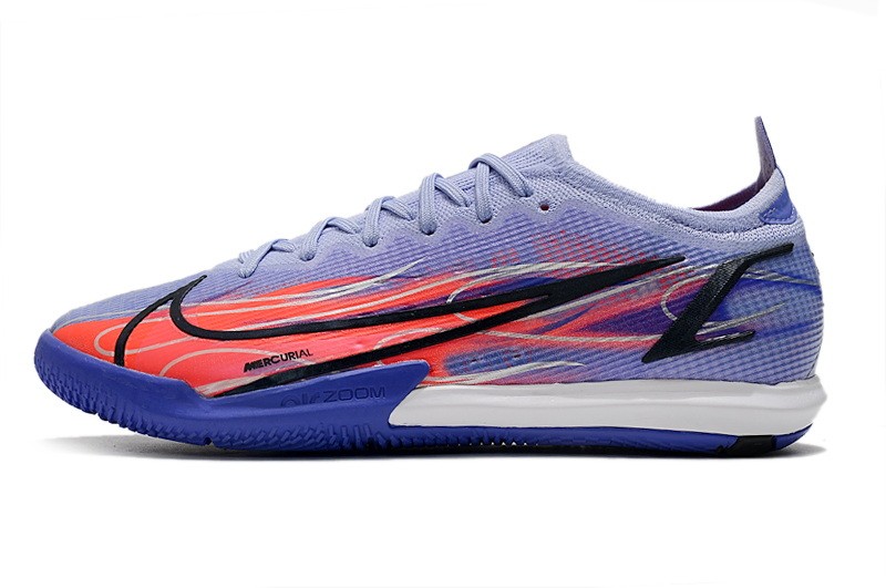 Nike Mercurial Vapor 14 Elite IC Kylian Mbappe KM Flames - Purple/Red/Silver
