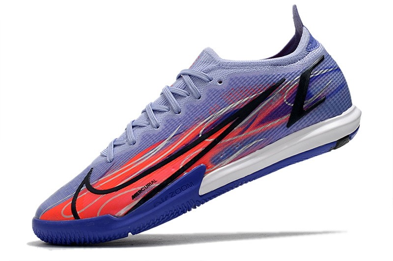 Nike Mercurial Vapor 14 Elite IC Kylian Mbappe KM Flames - Purple/Red/Silver