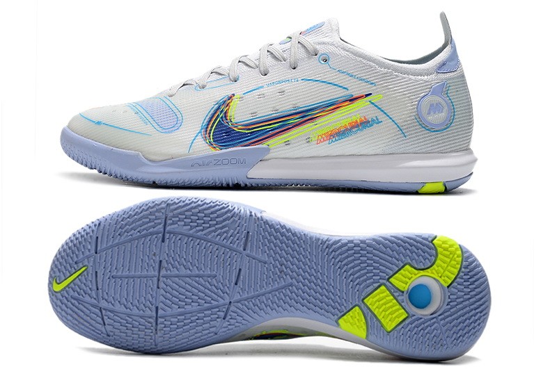 Nike Mercurial Vapor 14 Elite IC The Progress - White Grey/Blue