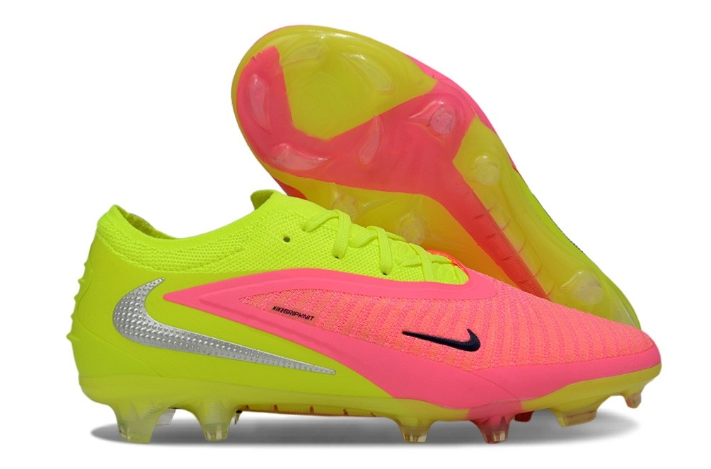 Nike Phantom 6 By You Elite Low-cut FG - Hyper Pink/Volt