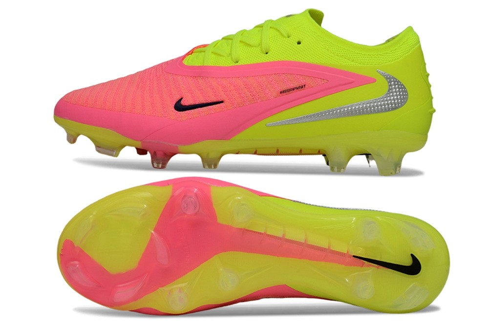 Nike Phantom 6 By You Elite Low-cut FG - Hyper Pink/Volt