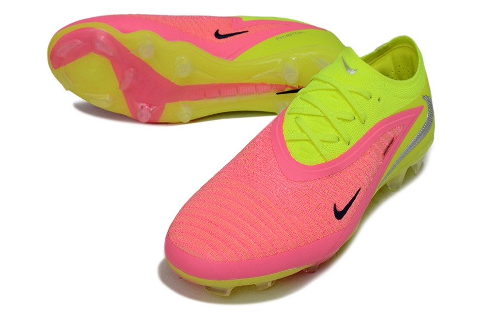 Nike Phantom 6 By You Elite Low-cut FG - Hyper Pink/Volt