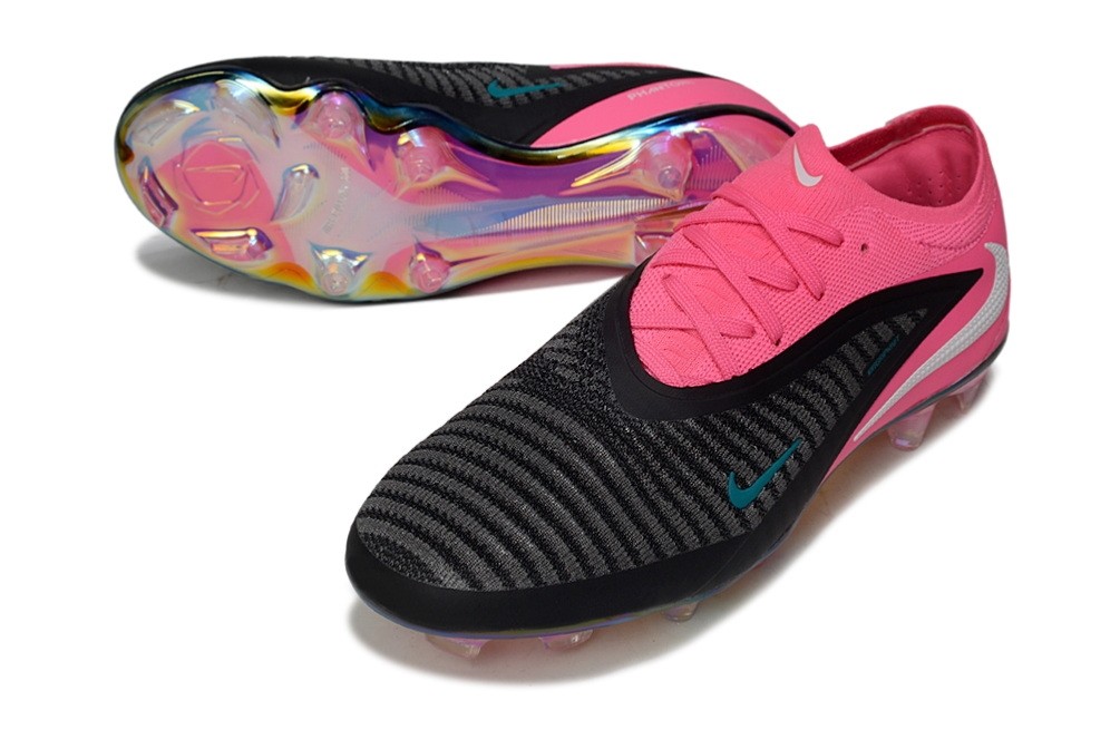 Nike Phantom 6 Elite Low FG By You Custom - Hyper Pink/Black/White