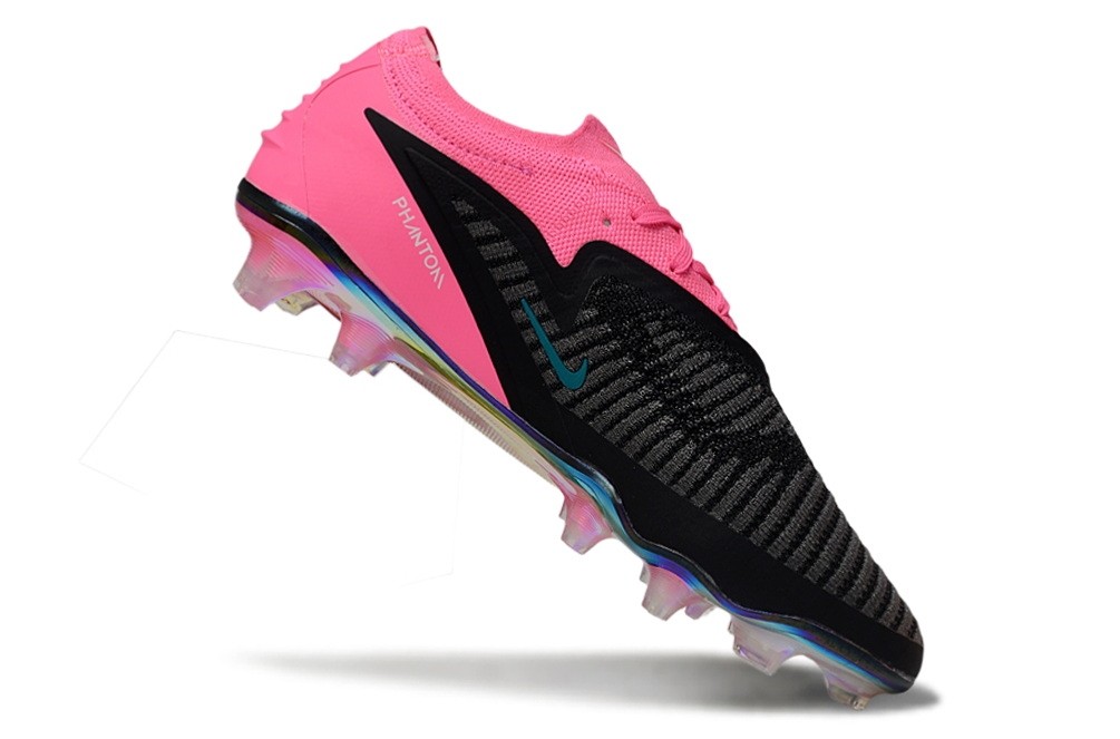 Nike Phantom 6 Elite Low FG By You Custom - Hyper Pink/Black/White