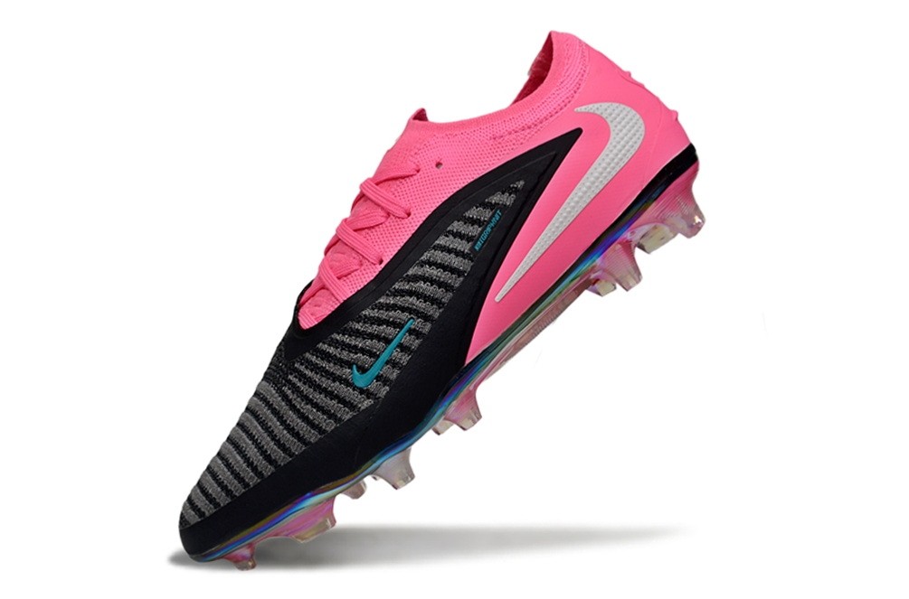 Nike Phantom 6 Elite Low FG By You Custom - Hyper Pink/Black/White