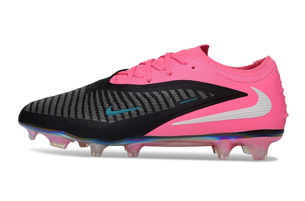 Nike Phantom 6 Elite Low FG By You Custom - Hyper Pink/Black/White