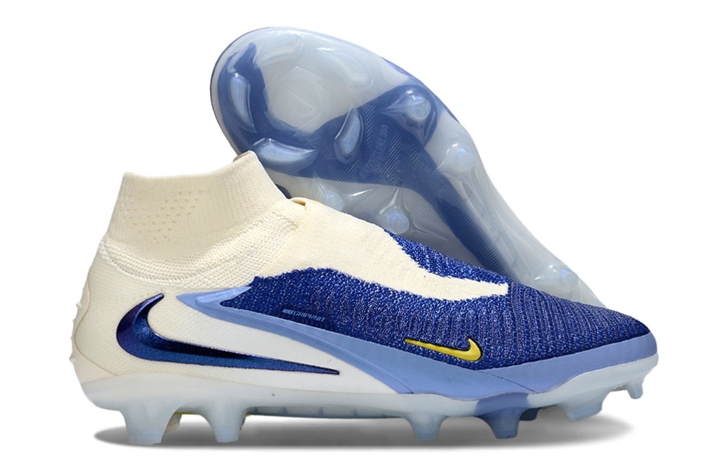 Nike Phantom 6 Fear Nothing Elite High Top FG - Racer Blue/Dark Obsidian