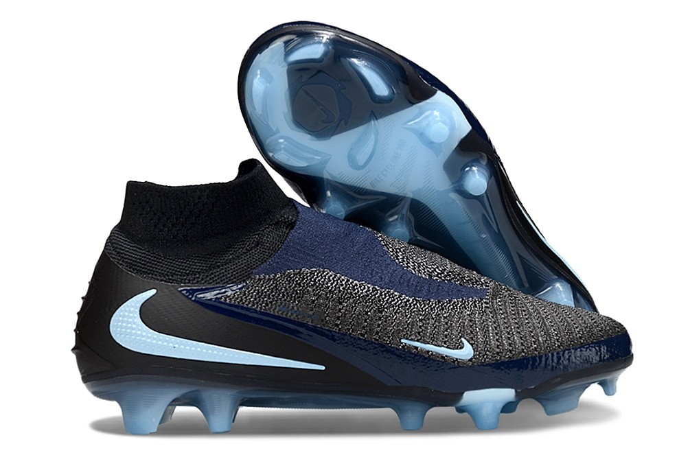 Nike Phantom 6 High Top Elite FG Shadow Pack - Black/Ice Blue