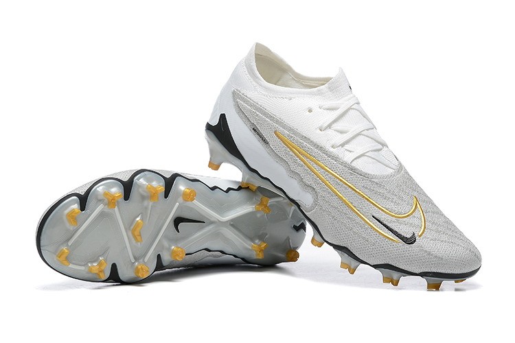 Nike Phantom GX Elite FG Custom By You - White/Grey/Gold