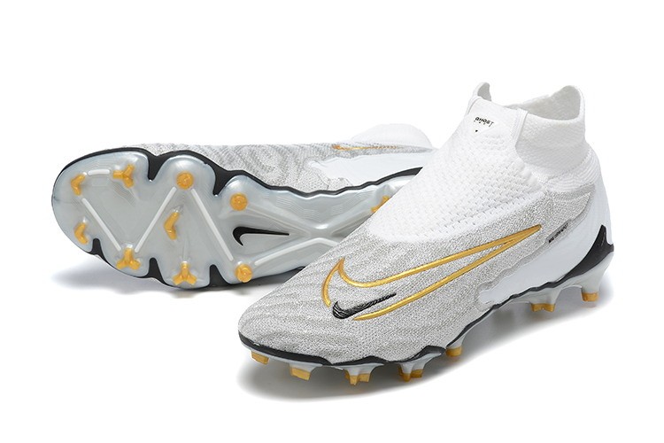Nike Phantom GX Elite FG Custom By You - White/Grey/Gold