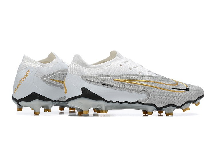 Nike Phantom GX Elite FG Custom By You - White/Grey/Gold