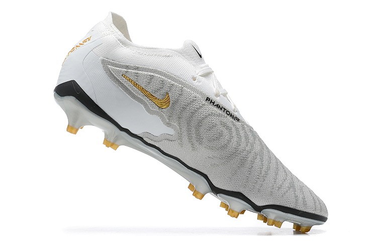Nike Phantom GX Elite FG Custom By You - White/Grey/Gold
