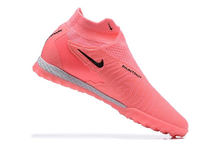 Nike Phantom GX Elite High-Top TF Soccer Cleats - Pink/Black